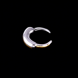 Bijoux de piercing tendance en acier inoxydable 316L avec placage or PVD, résistant et durable - Product Image 2