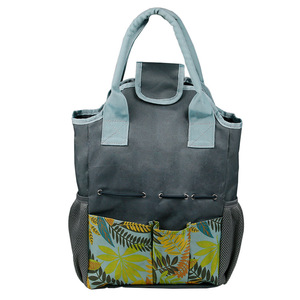 Garden <b>Tool</b> Bag Grey Color-blocked KLM Garden Kit 5-9 Pockets <b>Top</b> Handle Portable <b>Tool</b> Holder - Product Image 1