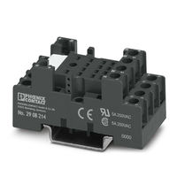 En stock – Base de relais Phoenix Contact 2907521 ECOR-2-BSC2-RT/2X21 2PDT 8 broches à bornes à vis pour rail DIN – Original