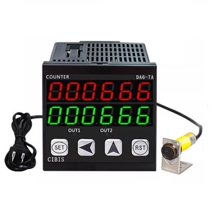 Contador Digital Electrónico con Pantalla Inteligente, Sensor Infrarrojo Automático, Contador de Puntos para Cintas Transportadoras Industriales DA6-7A, 110-265V - Product Image 2