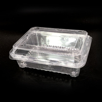 Boîte d'emballage en plastique transparent jetable pour fruits, pour myrtilles et fraises