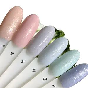 Wholesale Bulk Private Label Romance Golden Shimmer Nail Polish Uv GEL Polish For Nail Supplier High Pigment