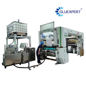 GLUEXPERT Best Selling 2K Solventless Gluing Machines Solvent Freeoduct