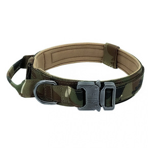 Outdoor Heavy Duty Dog Collar Elastic Training Leash Set Quick Release Alloy Buckle Reinforced Handle Large Breed Pet Gear - Product Image 5