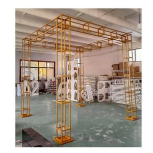 เหล็กสำหรับเวทีแต่งงานดีไซน์โค้งแบบคลาสสิกถอดออกได้ผู้ผลิตจำนวนมากจากอินเดีย - Product Image 1