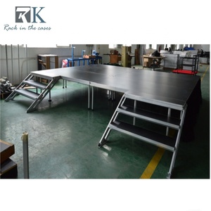 Adjustable Height Stage Event Stage <b>Platform</b> with Double Stairs Factory Prices for Perform - Product Image 4