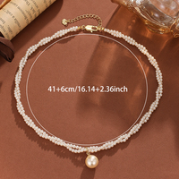 Collier de perles à vendre Collier à pendentifs en perles Tempérament féminin Accessoires de fête rétro Accessoires de mode pour femmes