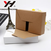 Nouvelle conception de boîte en forme d'enveloppe pour chocolats, emballage en matériau écologique, imprimé avec votre propre logo
