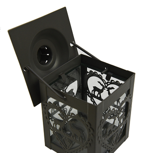 Minifarol metálico geométrico para decoración de boda, vela de Navidad, recuerdo de boda - Product Image 5