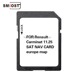 Cho smiost nhựa GPS hệ thống định vị tương thích với cho TomTom Renault carminat 11.25 Châu Âu bao gồm CID SD phần mềm thẻ - Product Image 4