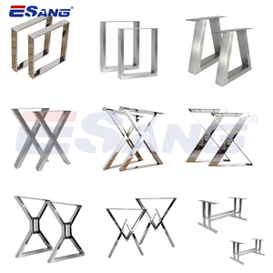 ESANG usine OEM table basse de salle à manger de luxe cadre en acier inoxydable pieds de canapé meubles en métal - Product Image 2