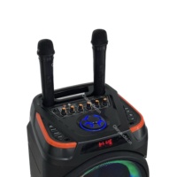 Dj Jack Enceintes de cinéma maison et systèmes audio domestiques Boomer Music Alimentation par batterie PA avec Subwoofer Ouffeur Haut-parleur Boombox Basike