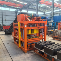 Machine de fabrication de briques en ciment hydraulique entièrement automatique 4-25D, pour blocs creux et pavés, faible investissement