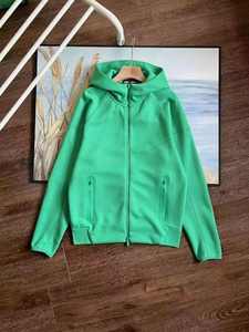 Alxin Automne Hommes Casual Loose Suit 100% Cotton Multi-Color Cross-Border Hook Printed Technique Hooded Collar Sportswear - Product Image 4