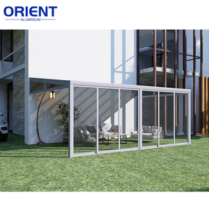 Pergola en aluminium, fabrication directe d'usine, <span class=keywords><strong>toit</strong></span> à lames orientables, imperméable et motorisé, protection solaire, véranda en verre - Product Image 4
