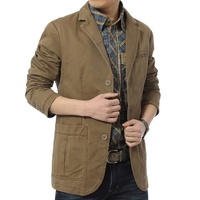 Veste décontractée pour homme en coton pour le commerce extérieur transfrontalier, printemps automne, veste à simple boutonnage, veste tendance, petite taille