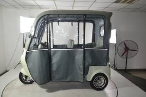 Vélo à 3 roues avec auvent anti-pluie - Double fonction <span class=keywords><strong>pour</strong></span> le transport de passagers et de petits colis, facile à utiliser - Product Image 2