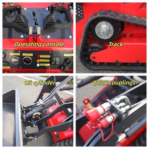 Мини-погрузчик DP-T470 CE EPA, 1,2 тонны, дизельный, на гусеничном ходу, с функцией подрезки кустарников для ухода за садом - Product Image 3