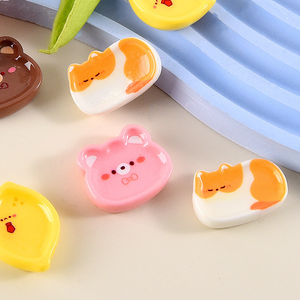 Platos de Juguete con Diseño de Comida de Dibujos Animados, Lote Mixto, Mini Cocina para Casa de Muñecas, Pegamento de Crema para Manualidades, Imán para Refrigerador, Resina, Adornos Pequeños para Escritorio - Product Image 5