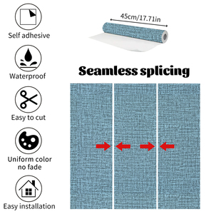 <span class=keywords><strong>Papier</strong></span> <span class=keywords><strong>peint</strong></span> PVC auto-adhésif imperméable antidérapant à motifs géométriques avec un design moderne pour une utilisation en appartement, installation par collage - Product Image 6