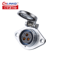 CNLINKO-Boucliers étanches pour vélo, batterie, câble 3 pôles, connecteur mâle 3 broches et femelle 5 broches