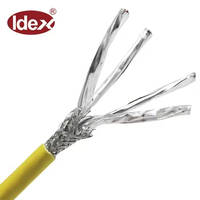 Cat7 1000 FT 750MHz Cat7 Plénum 23AWG 750MHz S/FTP Câble RoHS Conforme Plénum Pur Cuivre Catégorie 7 Ethernet Câble