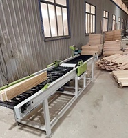 Machine à assembler les bords en bois massif Épandeur de colle pour bois laminé à double chaîne avec moteur pour bois articulé au doigt par