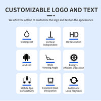 Totem interactif à double écran Android pour affichage publicitaire extérieur – Borne tactile numérique LCD pour centre commercial