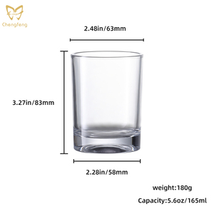 Vasos de Chupito de Vidrio Transparente con Logotipo Personalizado para Vodka, Tequila y <span class=keywords><strong>Ron</strong></span> - Product Image 6