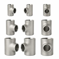 Conexión en T de Acero al Carbono Industrial para Soldadura a Tope, Pared Gruesa, Igual, ASME B16.9 SCH160 XXS, para Tuberías de Calderas de Alta Presión en Plantas de Energía