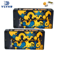 Baterai Lipo VSVAW 2S Upgradedl 7.4V 4600mAh 110C kompatibel dengan 1/10 mobil Drift kendali jarak jauh baterai Lithium mobil cangkang keras