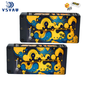 Batterie Lipo Upgradedl VSVAW 2S 7.4V 4600mAh 110C Compatible avec 1/10 Drift Car Remote Control Car Hard Shell Lithium Battery - Product Image 1