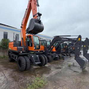 Excavatrice sur pneus d'occasion Doosan DH150W-7, modèle 2025, 14,8 tonnes, godet de 0,65 m, moteur contrôlé par PLC, bon état - Product Image 2