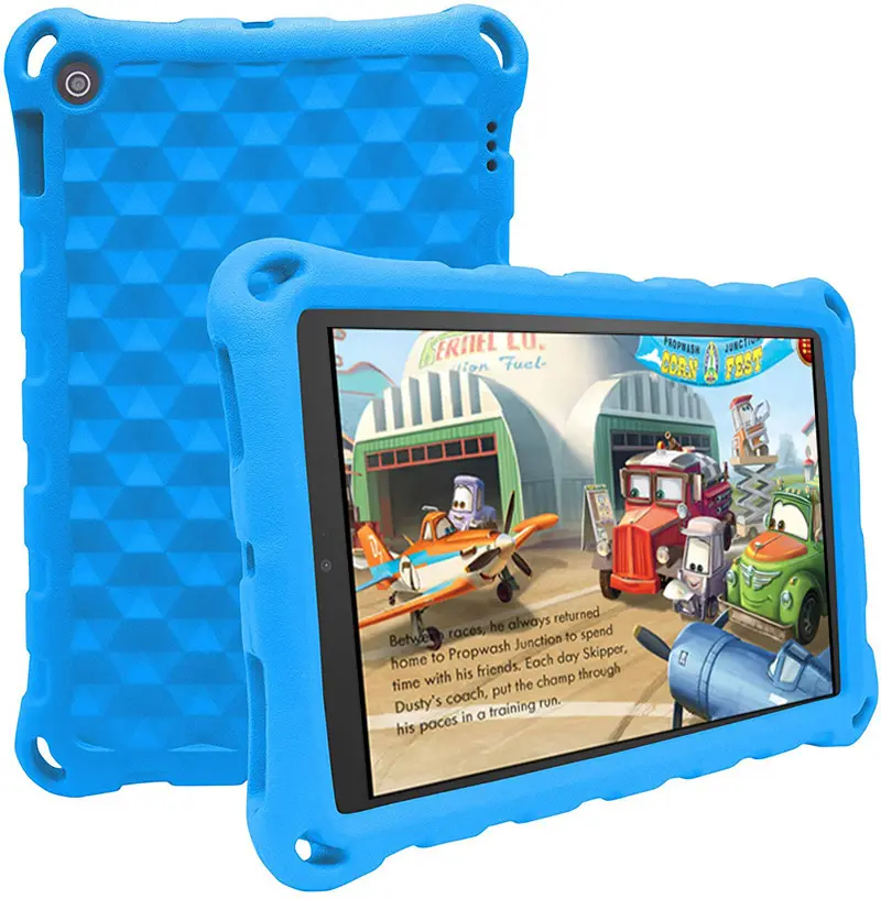 Bán Hot Chống Sốc Bảo Vệ EVA Silicone Tablet Case Cho Trẻ Em Amazon Kindle Fire Fire 7 2019