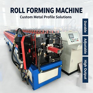 Machine de fabrication de gouttières carrées pour drainage des toits, équipement de formage à froid pour gouttières de pluie - Product Image 1