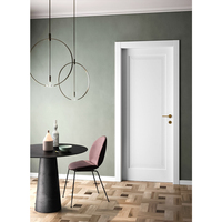 Juegos de puerta de sala de estar de Hotel a prueba de agua de diseño moderno Puertas de madera interiores de ingeniería Núcleo ignífugo Puerta de aglomerado Casas