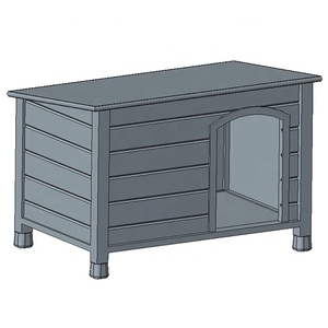 Moda kaliteli çevre dostu Modern Pet House köpek ahşap ev - Product Image 6