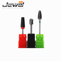 Fraise rotative en carbure de tungstène de 6 mm, foret de centrage, queue droite, finition oxyde noir, tête de polissage et de meulage, fraise de fraisage