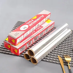 Aluminium Foil dapur 0.015mm 0.011mm Rumah Tangga Bakinig kertas panci BBQ nampan makanan gulungan Aluminium Foil