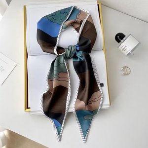 Pour <span class=keywords><strong>Amazon</strong></span> Bestseller Bandeau <span class=keywords><strong>en</strong></span> polyester élégant à la mode pour femmes avec lettres élégantes à motif d'arcs Argyle imprimées - Product Image 5