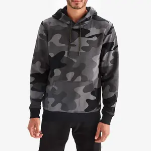 Hochwertige Fleece Camo Print Hoodies für Männer