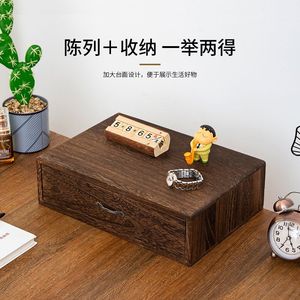 Solid <strong>Wood</strong> Eco-Friendly Vintage Classic Design A4 Paper <strong>Storage</strong> <strong>Box</strong> for School Living Room Cosmetic Sundries <strong>Storage</strong> Desktop - Product Image 2