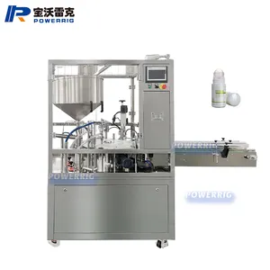 Automatic small bottle roll on spray stick deodorant filling machine