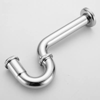 Bassin en acier inoxydable tuyau de vidange lavabo en forme de U Anti-odeur comptoir bassin évier mur Drain P-Bend S-Bend tuyau de vidange