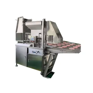 Automatic Chicken Burger Meat Patty Forming Making Processing Fully automatic commercial chicken nugget cutting machine