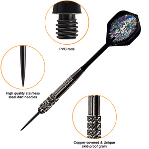 Jeu de <span class=keywords><strong>fléchettes</strong></span> professionnelles en fer de haute qualité, <span class=keywords><strong>fléchettes</strong></span> de <span class=keywords><strong>compétition</strong></span> Dartpfeil - Product Image 2
