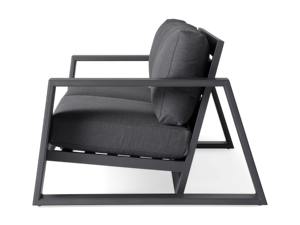 Causeuse de patio contemporaine de luxe de haute qualité ensemble de table et chaises de jardin en aluminium avec mobilier design minimaliste - Product Image 4