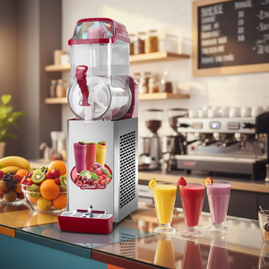 Máquina de Granizados Eléctrica Comercial de Acero Inoxidable Baokang SM112 con Carro de Hotel para Restaurantes y Hoteles 220-240V - Product Image 4