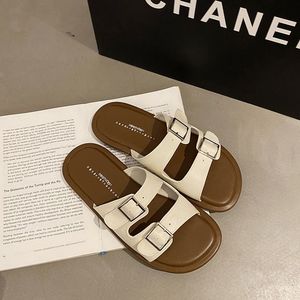 Chanclas de Verano Birkenstock para Hombre y Mujer con Suela de Corcho y Diseño de Piel de Doble Hebilla Antideslizante - Product Image 3
