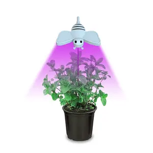 Lâmpada led com espectro, novo, para plantas, imitação de sol, para áreas internas, para abelha, telescópica, tipo haste, suculenta, luz de preenchimento